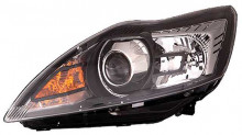 Farol Esquerdo Ford Focus 08-10 Mascara Preta