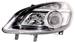 Farol Esquerdo Renault Scenic II 05-08 Aro Preto