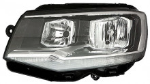 Farol Direito Volkswagen Transporter T6 16- Fundo Negro