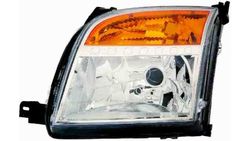 Farol Esquerdo Eletrico Laranja C/ Motor Ford Fusion 05-