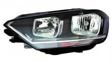 Farol Esquerdo Vw Golf Sportsvan 14-17 F. Negro