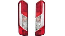 Farolim Direito S/ Porta-Lampadas-Branco-Interior-Vermelho Ford Transit 14-