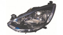 Farol Direito Mazda 2 07-13 F. Negro