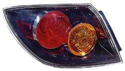 Farolim Esquerdo Mazda 3 Hatchback 5P 03-07 Mascara Preta