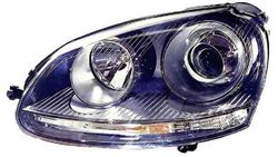 Farol Direito Eletrico Vw Golf V 03-08 Xenon +H7