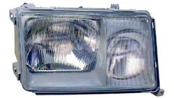 Farol Direito Mercedes W124 Berlina / Coupe / Cabrio 85-93 Mascara Escura