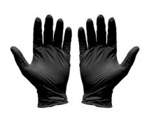 Luvas Nitrilo Preto Tam. L