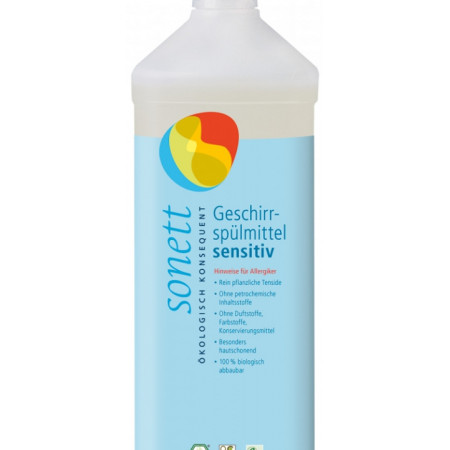 DETERGENT ECOLOGIC PT. SPALAT VASE - NEUTRU 1L Sonett