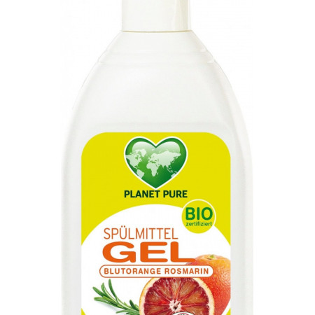 Detergent GEL bio pentru vase - portocale rosii - 500ml Planet Pure