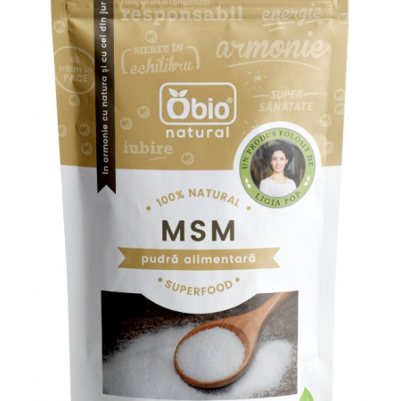 MSM pulbere 250g Obio