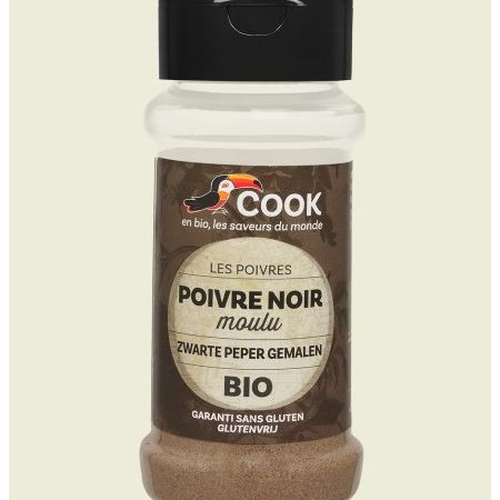 Piper negru macinat bio 45g Cook