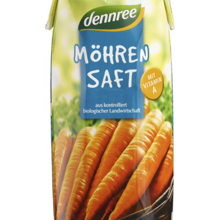 Suc de morcovi bio 500ml Dennree