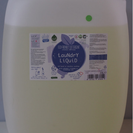 Biolu detergent ecologic vrac pentru rufe albe si colorate lamaie 20L