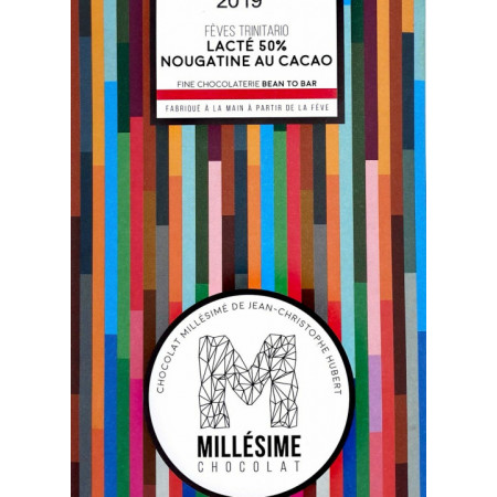 Ciocolata belgiana cu umplutura de cacao, artizanala, Guatemala, eco 70g, Millesime