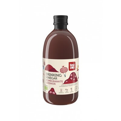 Otet de rodie pentru baut bio 500ml Lima