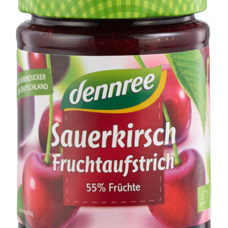 Gem de visine bio 340g Dennree