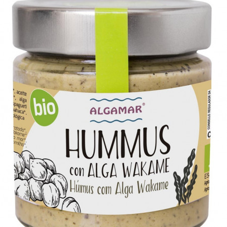 Hummus cu alge wakame bio 180g Algamar