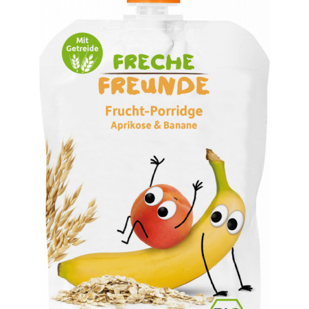 Porridge de ovaz cu caise si banane eco 100g Erdbar