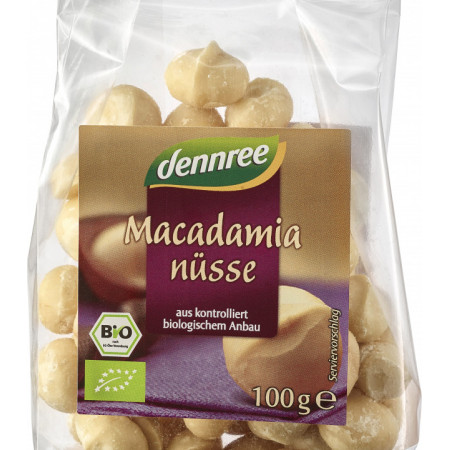 NUCI MACADAMIA BIO 100G DENNREE