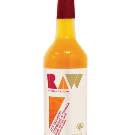 Otet din cidru de mere cu turmeric si ghimbir eco 500ml Raw Health