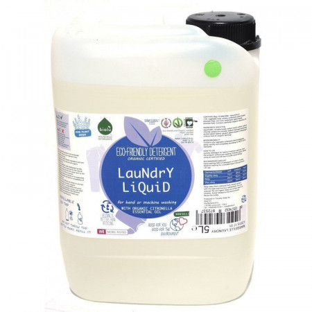 Biolu Detergent ecologic lichid pentru rufe albe si colorate lamaie 5L