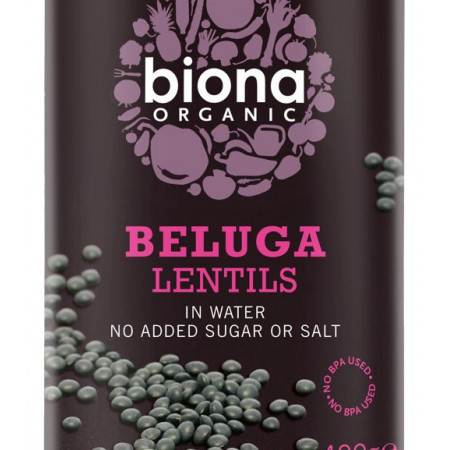 Linte neagra Beluga eco 400g Biona