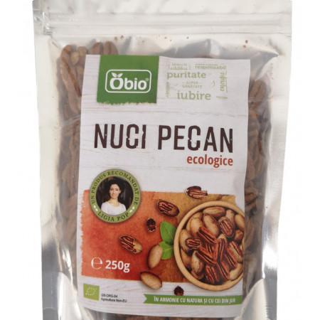 Nuci pecan raw eco 250g OBIO