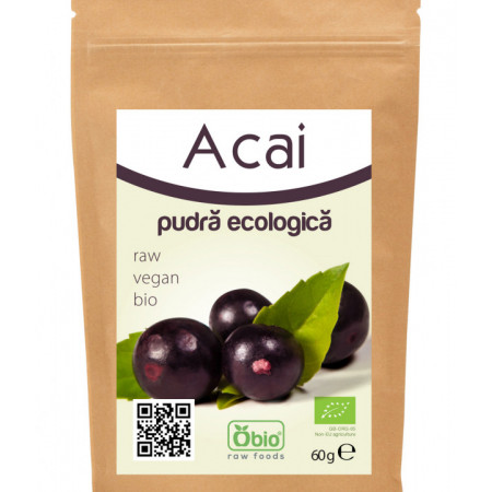 Pulbere de acai eco 60g OBIO