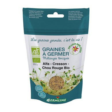 Mix alfalfa creson si varza rosie pt. germinat eco 150g Germline