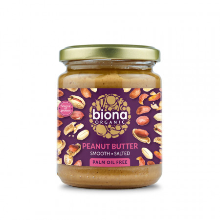 Crema de arahide smooth cu sare eco 250g Biona