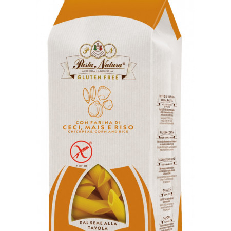 Paste maccheroni cu naut bio, fara gluten 250g Pasta Natura