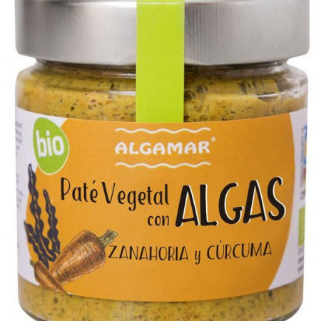Crema tartinabila cu alge, morcovi si turmeric eco 180g Algamar