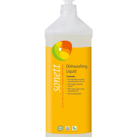 DETERGENT ECOLOGIC PT. SPALAT VASE - GALBENELE 1L Sonett