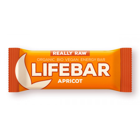 Lifebar baton cu caise raw eco 47g