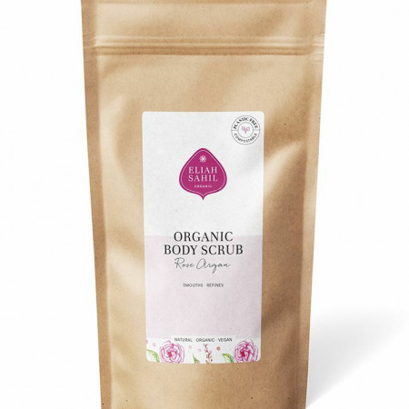 Scrub pentru corp cu trandafiri si argan bio refill 700g Eliah Sahil