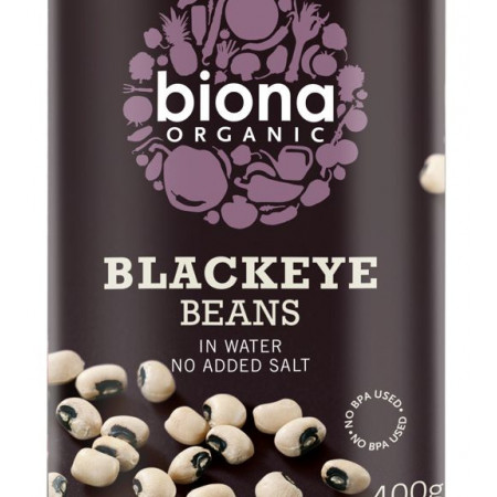 Fasole alba blackeye bio 400g Biona