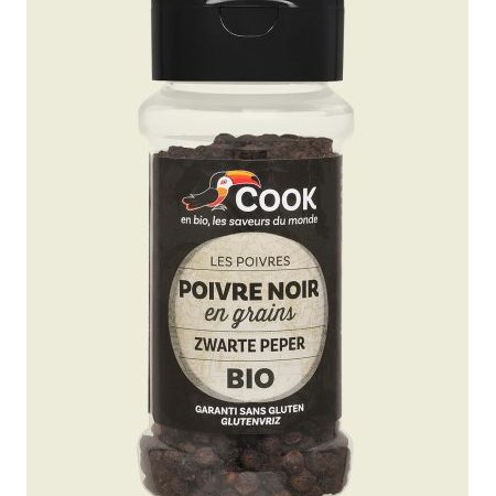 Piper negru boabe bio 50g Cook