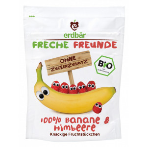 BANANE SI ZMEURA CROCANTE BIO 16G