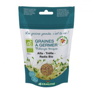 Mix alfalfa, trifoi, ridiche pt germinat bio 150g Germline