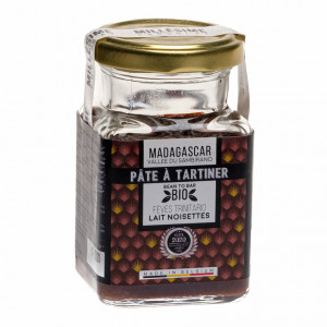 Crema de ciocolata belgiana cu lapte si alune de padure, artizanala, Madagascar, eco 150g, Millesime