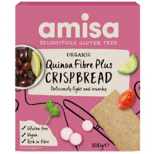 Crispbread (painici) cu quinoa Fibre Plus fara gluten bio 100g