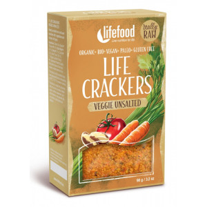LIFECRACKERS cu legume fara sare raw eco 90g