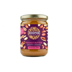 Unt de arahide smooth fara sare eco 500g Biona