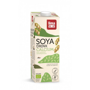 Bautura vegetala de soia cu calciu eco 1L Lima
