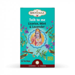 Ceai Shotimaa Chakras - Talk to Me - lemn dulce, menta si lavanda bio 16dz