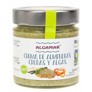 Crema raw de migdale cu alge marine eco 180g