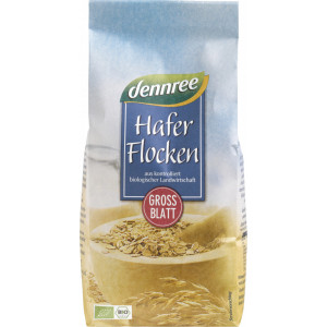 Fulgi de ovaz mari bio 500g Dennree