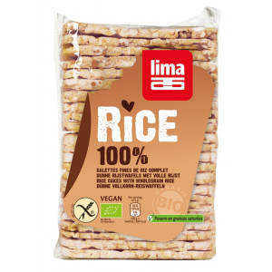 Rondele rectangulare de orez expandat cu sare bio 130g Lima