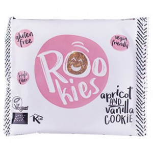 Rookies - Cookie cu caise si vanilie BIO 40G