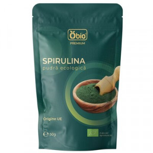 Spirulina pudra raw eco 50g, origine Europa